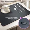 Tapete Drenante de Diatomita com Padrão Simples Mais Vendido para Louças de Cozinha, Tapete Secante Antiderrapante, Pode Ser Cortado para Caber em Máquinas de Café