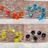 Cuentas de Cristal Multifacéticas Pulsera DIY Pasador Adorno Colgante para Coche Camisa de Gasa Botones Cheongsam Materiales Botones con Pedrería