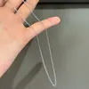 Aço Titânio Cruz em O Acessórios DIY Produto Semi-acabado Corrente Osso de Cobra Chopin Espaçador Caixa de Contas Corrente Lisa Corrente Única Atacado