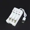 Cargador USB universal para baterías Ni-MH AA/AAA, carga multiespacio con cable, juguete No. 5 No. 7 caja de carga