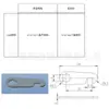 Cerradura Mecánica de Llave Maestra Wangtong 9963 Aleación de Zinc Adecuada para Puertas de Taquillas, Candados, Buzones, Cajas Postales, Cajas de Madera y Acero