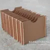 Caja de cartón corrugado impresa a tres colores, caja de cartón para express bien empaquetada con separadores, protección para huevos, protección para frutas, resistente al por mayor