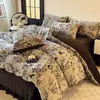 Juego de Cama de Terciopelo Leche para Conejos Madre y Cría Clase A Estilo Manta de Cama Cuatro Piezas Myllard Alto Gramaje Engrosado Cálido de Invierno Juego de Cuatro Piezas