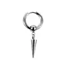 Pendientes para Hombre de Amazon Estilo Coreano Versátil Puntiagudos de Cono Tachuelas de Oreja de Acero Inoxidable de Tendencia Nicho Pinzas para Orejas sin Perforar