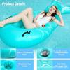 Fábrica direta PVC inflável sereia fileira flutuante sereia natação anel de água reclinável brinquedo de água dos desenhos animados