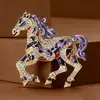 Transmissão ao Vivo de Novos Broches, Série Ano do Cavalo, Série Zodíaco, Boa Sorte, Série de Moda Estilo Coreano, Pins Exquisitos