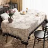 Mantel estilo americano, lavable, a prueba de aceite, impermeable, resistente al calor, mantel ovalado, lujo ligero, sensación de alta gama, mantel individual, mantel