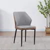 Banqueta Personalizada para Uso Doméstico, Luxo Leve, Estilo Nórdico Moderno, com Encosto, Cadeira de Lazer com Encosto, Cadeira Simples para Mesa de Jantar, Cadeira de Jantar
