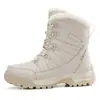Botas de Nieve para Mujer de Invierno Zapatos de Caña Alta para Mujer Zapatos de Algodón para Exteriores Algodón Grande Transfronterizo Algodón Grande Cálidos de una Sola Pieza Envío Directo Equilibrio