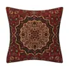 Funda de Almohada Patrón Vintage Alfombra Turca Persa Cojín Decorativo para el Hogar Funda de Almohada Lino