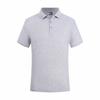 Polo de Algodão CVC Camiseta de Manga Curta Uniforme para Atividade de Grupo Corporativo Gola Lapela Roupa de Trabalho Logo Bordado Personalização Leve