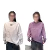 Estilo Nuevo Otoño e Invierno Cuello Redondo Básico Estampado de Letras Manga Larga de Gama Alta Versátil de Moda Casual Sudadera para Hombre