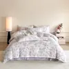 Novo estilo simples espessado outono e inverno jacquard em relevo veludo de leite pelo de coelho conjunto de quatro peças para dormitórios estudantis, conjunto de três peças