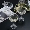 Taça de Champanhe de Vidro Cristalino, Taça de Vinho de Luxo de Alta Qualidade com Textura Gravada, Conjunto de Vinho com Design Plano em Forma de Diamante