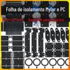 Folha de isolamento para PC adesivo de pasta para vincos fonte de bateria de nova energia interruptor junta de isolamento à prova de fogo e retardante de chamas resistente a altas temperaturas