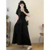 Ropa de Mujer Tallas Grandes Estilo Old Money, Nuevos Tops de Verano para Mujer Tallas Grandes + Falda Larga de Corte A, Conjunto Elegante y Adelgazante de Dos Piezas