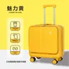 Maleta Pequeña para Mujer Modelo Nuevo 2024 Pequeña de 18 pulgadas Resistente y Duradera Rueda Universal Carro de Viaje de Mano Caja con Contraseña para Hombre