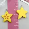 DIY Resina Realista 3D Fruta Banana Morango Maçã Pingente Pulseira Colar Doce Charme Joias Acessórios