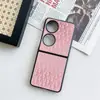 Adecuado para Huawei pocket2 Anillo de Gama Alta Creativo Cuero Funda para Teléfono Plegable Huawei P50 Pocket