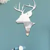 Cabeza de Ciervo Acrílica Transfronteriza Nórdica 3D Estéreo Animal Decoración del Hogar Pared Sala de Estar Dormitorio Pegatina de Pared Pegatina de Pared de Cabeza de Ciervo