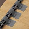 Brida de Velcro Portátil Autoadhesiva para Cables Almacenamiento de Cables de Alimentación y Datos Organizador de Cables Se Puede Pegar con Cinta de Velcro para Gestión de Cables