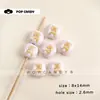 Joias de Contas de Pãozinho Desenho Animado Fofo Materiais DIY Artesanais Série de Itens Pequenos Diários Corrente de Celular Pingente Artesanal
