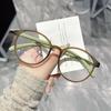 Moda para mediana edad y mayores protección ocular de alta definición anti luz azul gafas de lectura mostaza verde aguacate gafas de lectura decorativas para mujer