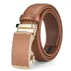 Cinturón Automático de Hebilla de Trinquete Nuevo para Hombre Transfronterizo Hebilla de Aleación Hebilla Lisa Versátil Fabricante de Cinturones Versátiles Venta al por Mayor