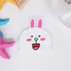 Posavasos de goma suave de silicona de PVC de dibujos animados lindo, mantel individual, posavasos para café, base para tazón