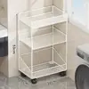 Estante de Almacenamiento para Baño, Estante Multicapa para Detergente de Lavandería de Baño, Artefacto de Almacenamiento Multifuncional Removible para Inodoro y Balcón