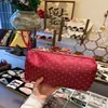 Bolso de mano de lunares versátil estilo ins, bolsa para maquillaje, bolsa de almacenamiento ligera y de gran capacidad, conveniente para viajar y fácil de llevar