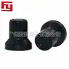 Perilla de ajuste de volumen de potenciómetro de amplificador de potencia de 15x16 mm, perilla de tarjeta de sonido en vivo, tapa de perilla de consola de mezclador