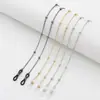 Cadena de Gafas de Moda con Tacto Metálico de Alta Gama, Cadena de Cuentas de Silicona, Correa para Gafas, Cadena para el Cuello, Cadena Cruzada, Cadena para Mascarilla Venta al por Mayor
