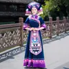 Nuevo Traje Zhuang de Guangxi Zhuang Realiza Traje en Marzo Minoría Realiza Yao Adulto Danza Miao