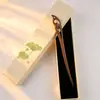 Caja de Regalo para Pasador de Ébano, Pasador de Estilo Chino Tradicional, Accesorio para el Cabello Hanfu, Accesorio de Moda, Adorno para el Cabello, Pasador para Recogido, Sensación de Alta Gama