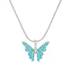 Collar de Mariposa de Color Ins Barbie Hada Arcoíris País de las Maravillas Fantasía Cadena para Clavícula Gota de Aceite Nicho para Mujer Accesorios