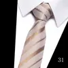 Corbata para Hombre para Negocios y Boda, Rayas Jacquard Puntos Flecha Formal Poliéster Seda para Novio y Padrino