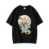 Camiseta Estilo Unissex Confortável e Respirável Cor Lisa Estampada Manga Curta Tendência de Verão Algodão Puro Gola Redonda Pulôver Direto da Fábrica