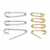 Alfinetes de Segurança de Aço Inoxidável para Prender Roupas, Tamanhos Pequeno e Grande, Clips de Papel Extra Grandes, Clips de Papel para Prender Folhas, Broches