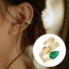 Clip Inteligente para Hueso del Oído con Lazo Sin Perforaciones Año de la Serpiente Trendy Elegante Recorte Mariposa Clip para Oreja Gancho Pequeño de Oreja de Elfo