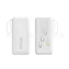 Power Bank Nuevo Transfronterizo al por Mayor con Cable Incorporado 20000 mAh de Gran Capacidad Portátil con Logo Impreso