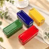 Lata de galletas con forma de copo de nieve, caja metálica vacía, almacenamiento colorido para pasteles, dulces de boda, suministros para hornear, galletas, galletas de piña, caja metálica
