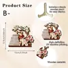 Figurita de Madera Estilo Pastoral de Cuatro Estaciones de una Niña Amante de los Libros, Decoración de Atmósfera para Estantería de Sala de Estar del Hogar con Soporte