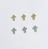 Cuentas Sueltas de Plástico ABS Recubierto de Metal (CCB) con Agujero Recto Transversal Material para Pulsera, Collar, Cadena de Teléfono Móvil Hechos a Mano DIY Accesorios con Cuentas Venta al por Mayor