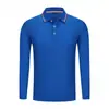 Nova Camiseta de Manga Longa para Homens Outono/Inverno 2026, Camisa Básica Casual, Camisa Polo para Negócios, Cor Sólida, Caimento Solto, Roupa da Moda