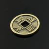 Latón Nuevo Antiguo Jingkang Tongbao Moneda de Cinco Emperadores Llavero de Coche Adornos Colgantes Celebridad de Internet en Vivo Colgante de Bolso de Cuero