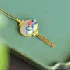 Colar de Prata Vintage 2020 Novo Corrente de Lã Feminina Pingente de Jade Hetian Jade Queimado Lótus Azul Joias Estilo Chinês