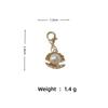 Llavero de Mariposa Retro Americano Moderno Genial Estilo Chica Caliente Milenial Colgante para Bolso Dulce Genial Accesorios para Zapatos Decoraciones para Zapatos