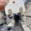 Brincos de Coração com Zircônia e Diamantes em Prata de Alta Qualidade Acessível Estilo Retrô para Mulheres 2025 Novos Brincos Tendência com Pino de Prata Brincos