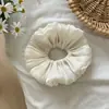 Goma para el pelo esponjosa plisada nacarada estilo coreano, versátil para moños, accesorio para el pelo dulce estilo francés para mujer